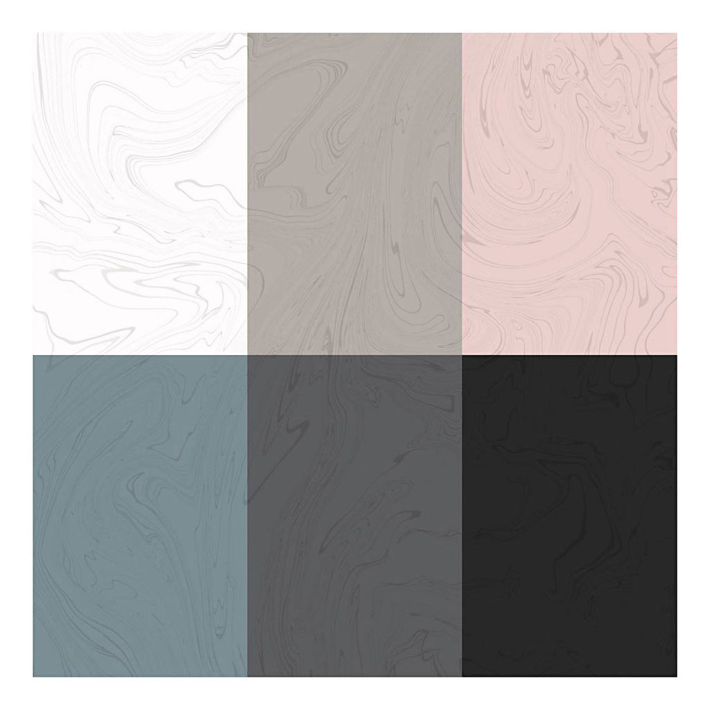 Creativ Company Magic Marble Farbe in Pastellfarben, 6 x 20 ml