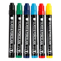 Creativ Company Glas- und Porzellanmarker, 6 Stück.