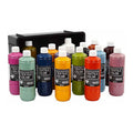 Creativ Company Textilfarbe, halbdeckende Textilfarbe, 15 x 500 ml