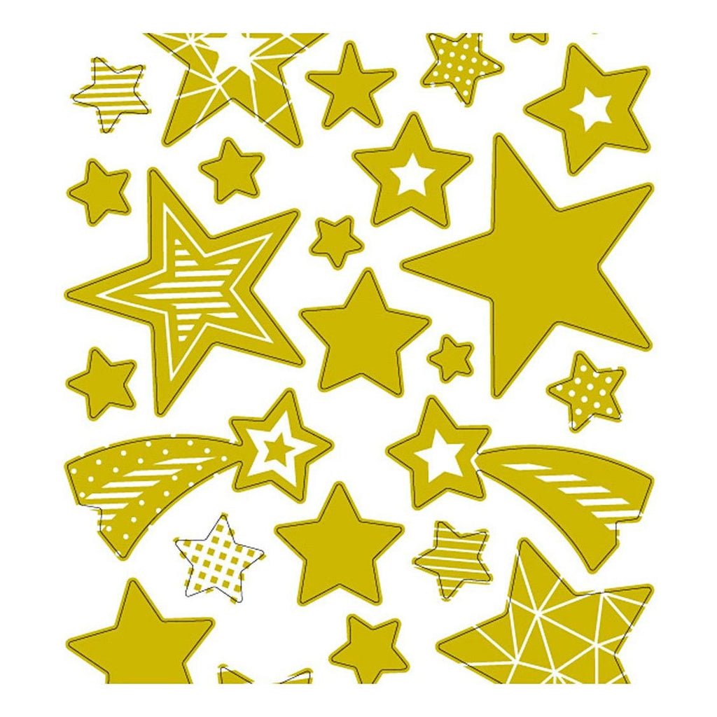 Creativ Company Aufkleber, goldene Sterne, 1 Bogen