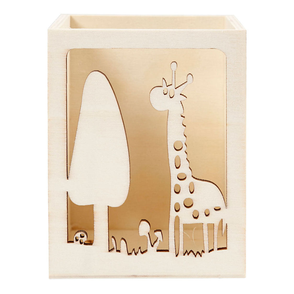 Creativ Company Stiftehalter aus Holz in Giraffenform