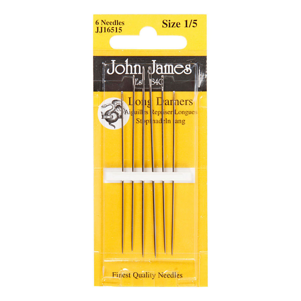 Creativ Company Stopfnadeln silber 1-5, 6 Stück.