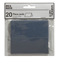 Creativ company naamkaarten, afm 9x4 cm, 220 gr, blauw, 20 stuk 1 doos