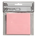 Visitenkarten der Firma Creativ, 9 x 4 cm, 220 g, hellrot, 20 Stück pro Packung