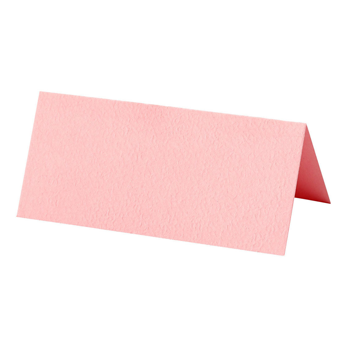 Visitenkarten der Firma Creativ, 9 x 4 cm, 220 g, hellrot, 20 Stück pro Packung