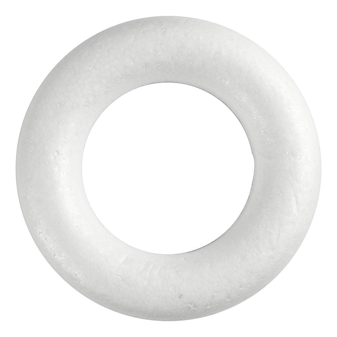 Creativ Company Ringe mit flacher Rückseite, weiß, 20 cm