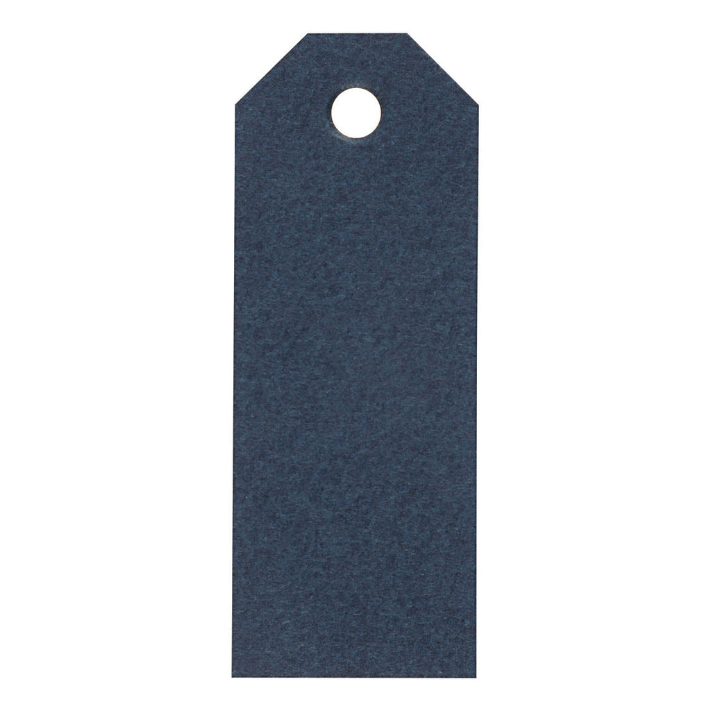 Creativ Company Manila-Etiketten, Größe 3 x 8 cm, 220 g, blau, 20 Stück pro Packung