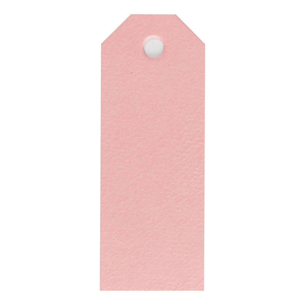 Creativ Company Manila-Etiketten, Größe 3 x 8 cm, 220 g, hellrot, 20 Stück pro Schachtel