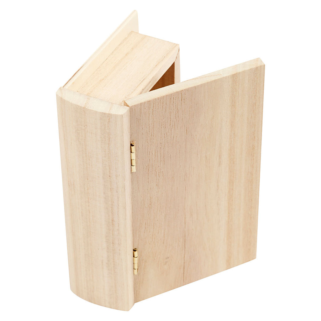 Creativ company houten boek doos, 14x9x4cm
