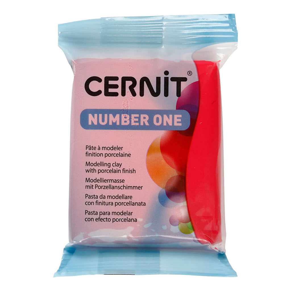 Creativ Company Cernit Modelliermasse rot, 56 Gramm