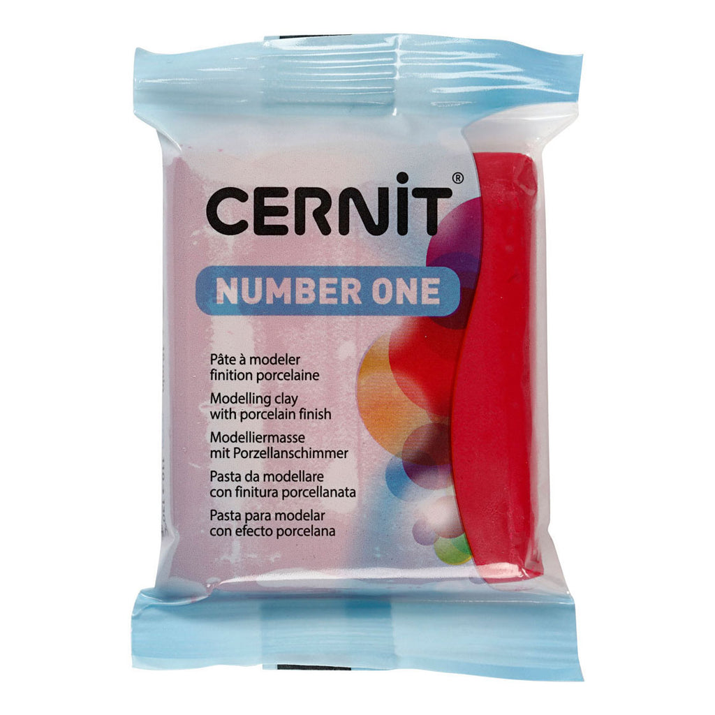 Kreativfirma Cernit Montage Clay Carmine Red, 56 Gramm