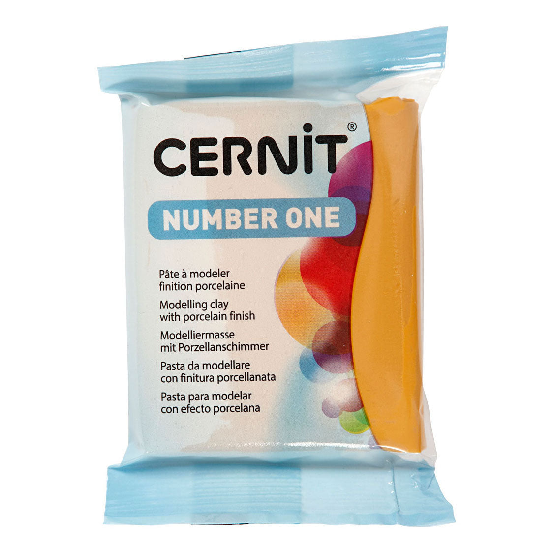 Kreativfirma Cernit Mountain Clay Yellow Ocker, 56 Gramm