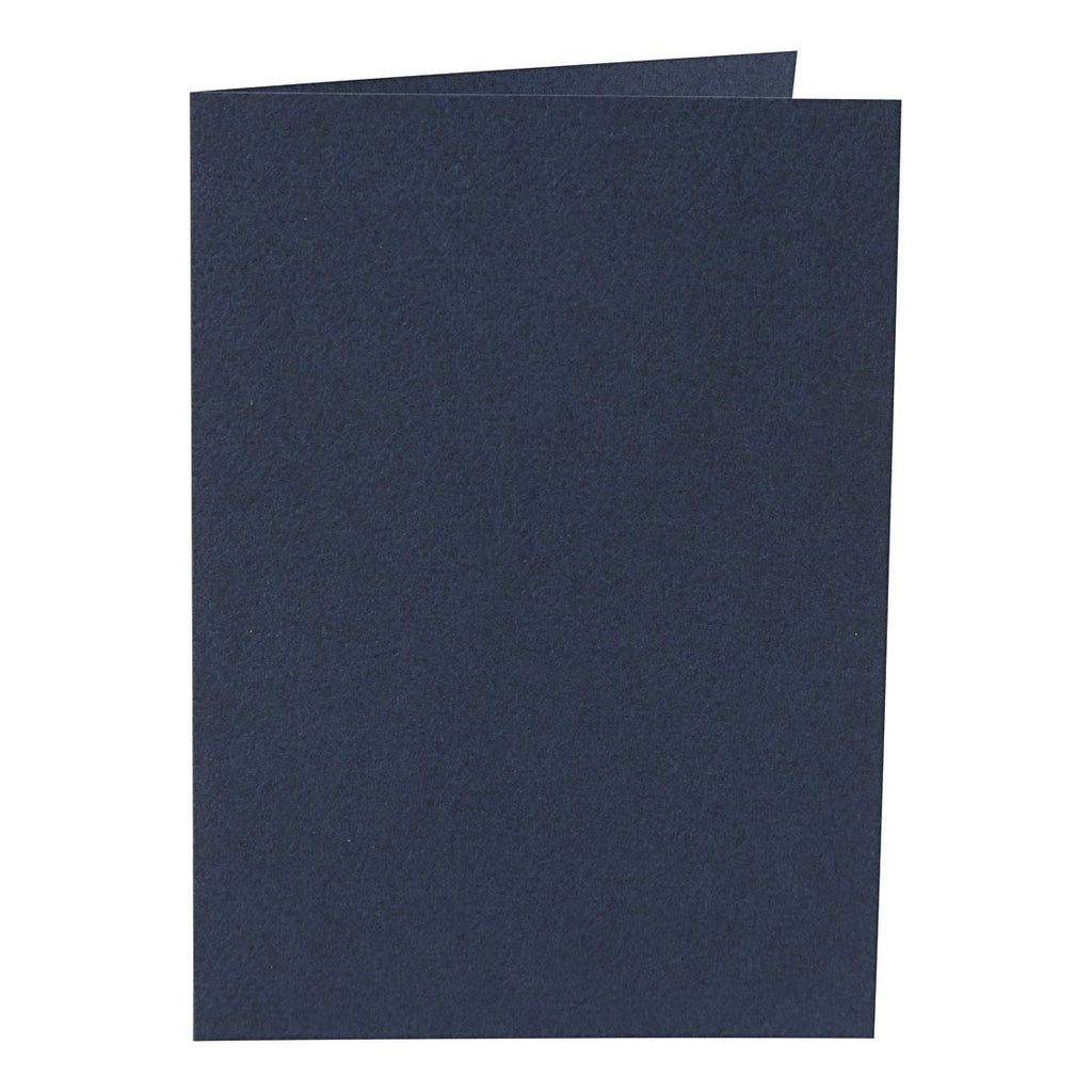 Grußkarten von Creativ Company, Kartengröße 10,5 x 15 cm, 220 g, blau, 10 Stück pro Schachtel