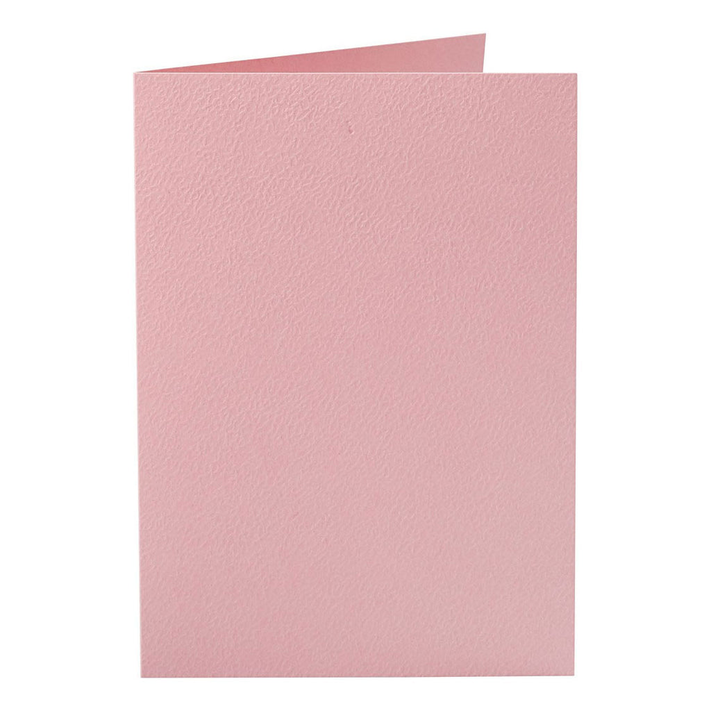 Kaarten, afmeting kaart 10,5x15 cm, 220 gr, roze, 10 stuk 1 doos