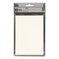 Kaarten, afmeting kaart 10,5x15 cm, 220 gr, off-white, 10 stuk 1 doos