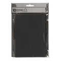 Creativ Company Briefumschläge, Umschlaggröße 11,5 x 16 cm, 110 g, schwarz, 10 Stück pro Packung