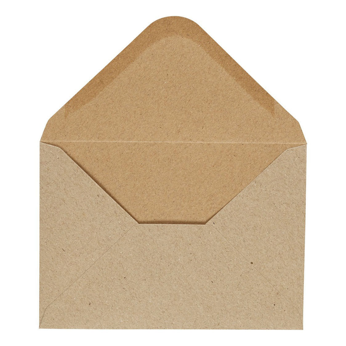 Briefumschläge der Firma Creativ, Größe 11,5 x 16 cm, 110 g, naturfarben, 10 Stück pro Schachtel
