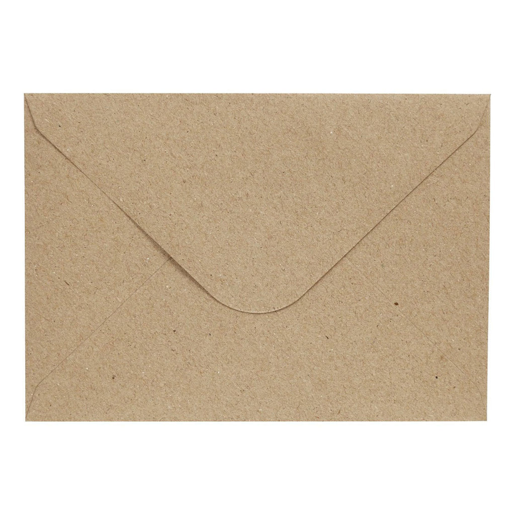 Briefumschläge der Firma Creativ, Größe 11,5 x 16 cm, 110 g, naturfarben, 10 Stück pro Schachtel