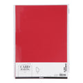 Creativ Company Karton, A4, Blatt 210 x 297 mm, 220 g, rot, 10 Stück, 1 Karton
