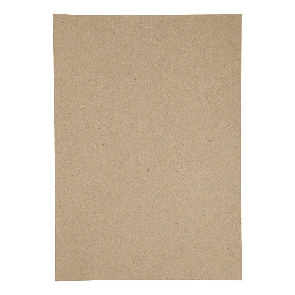 Creativ Company Karton, A4, Blatt 210 x 297 mm, 220 g, natur, 10 Stück pro Karton