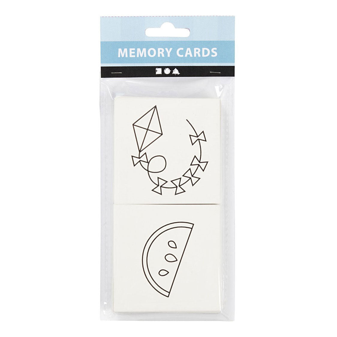 Speicherkarten der Firma Creativ, Größe 7x7 cm, 400 g, weiß, 1 Set