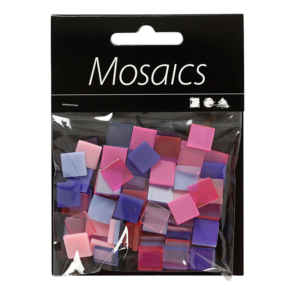 Creativ Company Mini-Mosaik lila 10x10mm, 25 Gramm