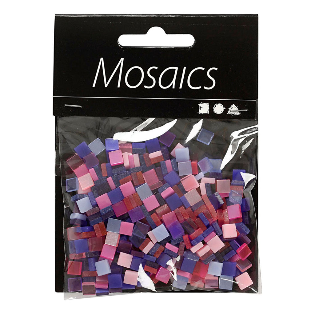 Creativ Company Mini-Mosaik lila 10x10mm, 25 Gramm