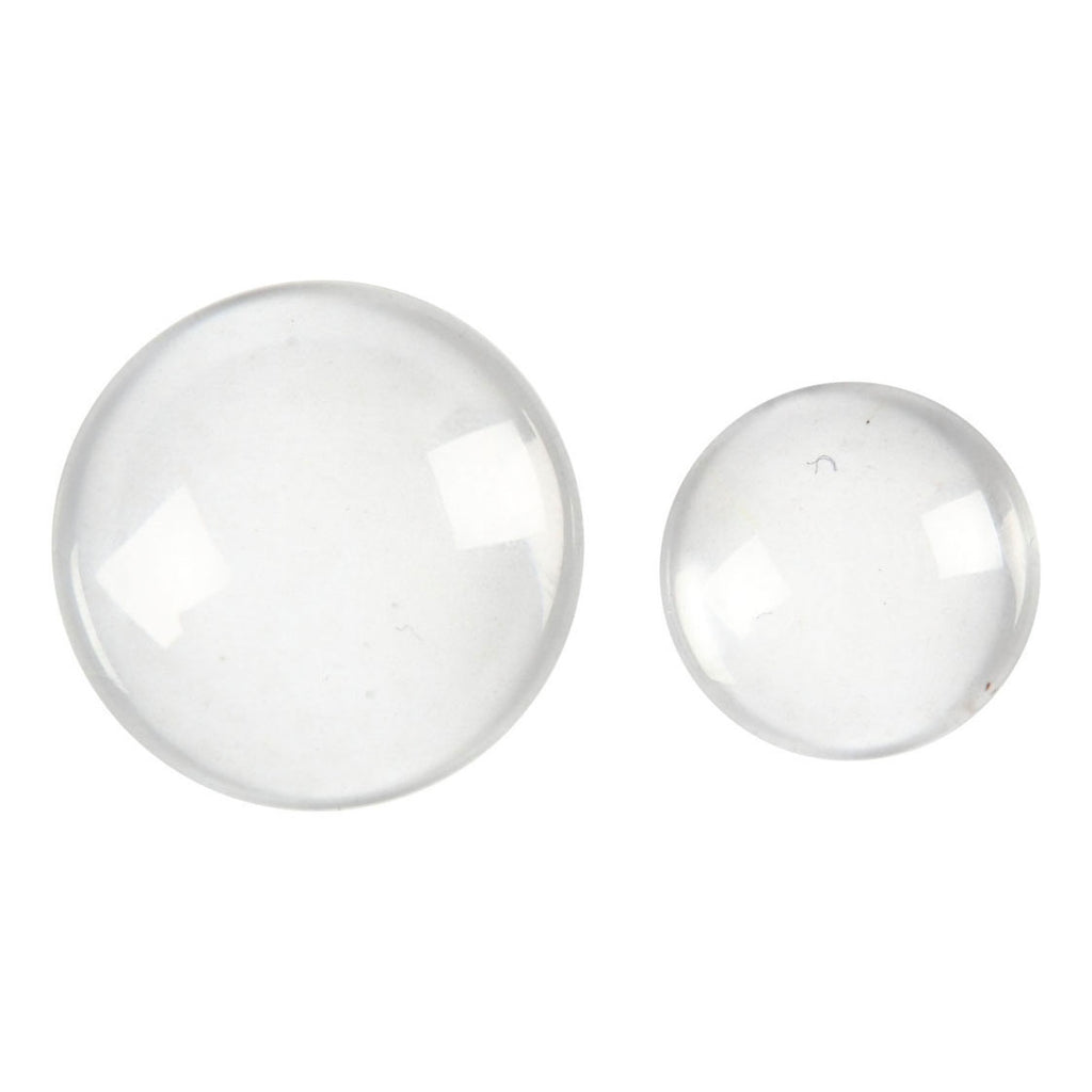 Creativ company ronde cabochons met platte achterkant, 8st.