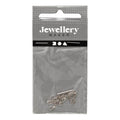 Creativ company oorbellen van ketting verzilverd, 1 paar