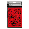 Creativ Company Musterkarton, Blattgröße 10,5 x 15 cm, 200 g, rot, 10 Stück, 1 Schachtel