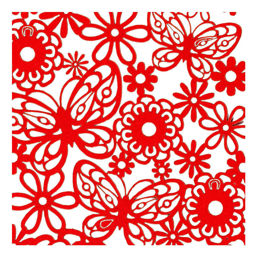 Creativ Company Musterkarton, Blattgröße 10,5 x 15 cm, 200 g, rot, 10 Stück, 1 Schachtel
