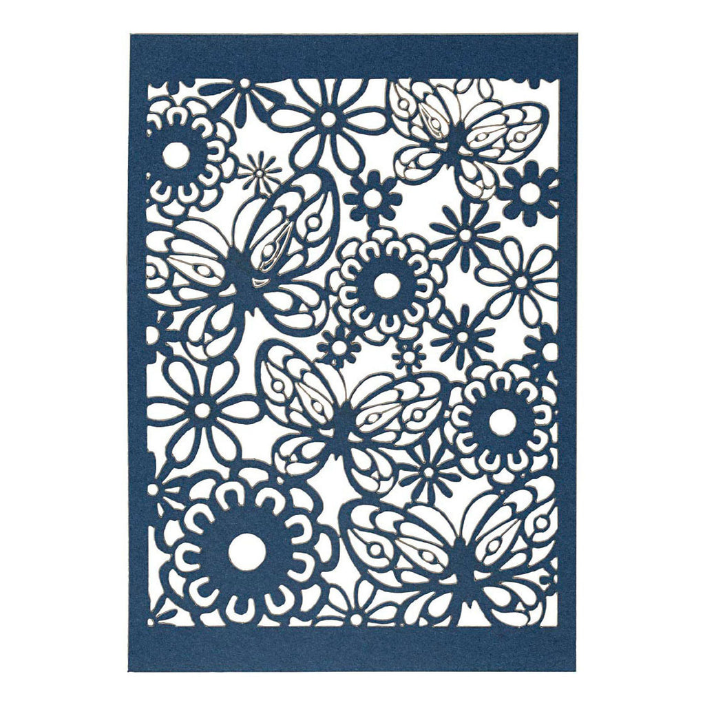 Creativ Company Musterkarton, Blattgröße 10,5 x 15 cm, 200 g, blau, 10 Stück, 1 Schachtel