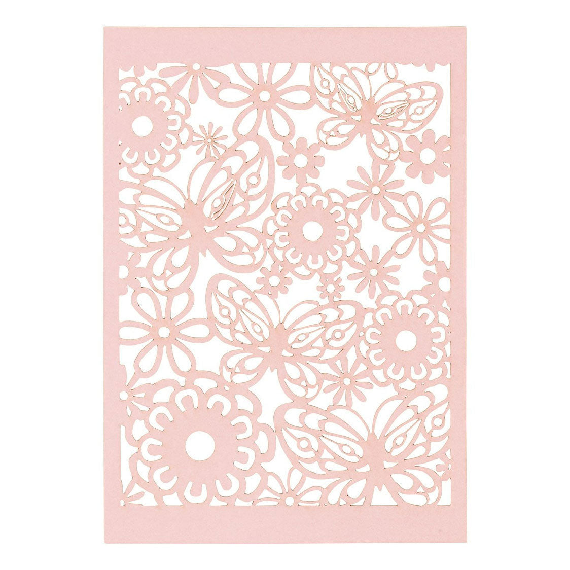 Creativ company patroonkarton, vel 10,5x15 cm, 200 gr, lichtrood, 10 stuk 1 doos