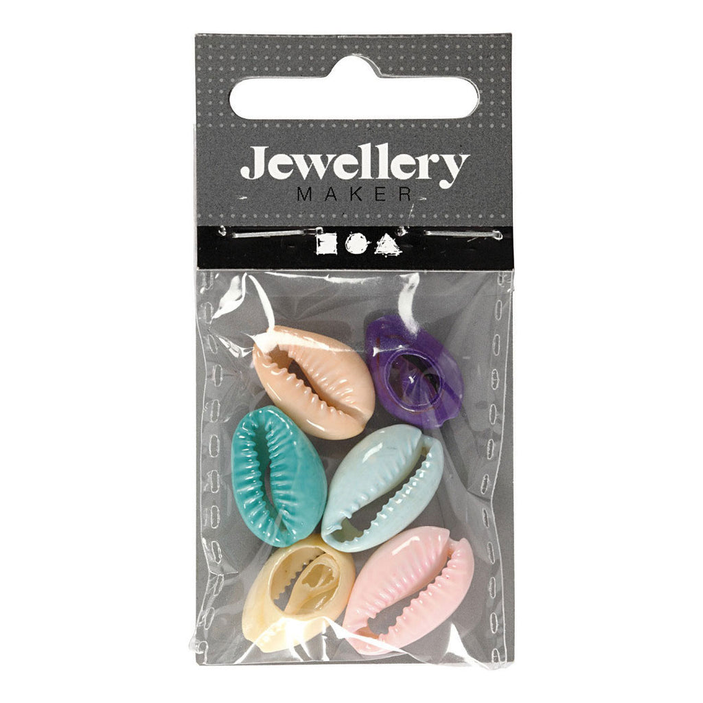 Creativ Company Muscheln Farbe, 6 Stück.