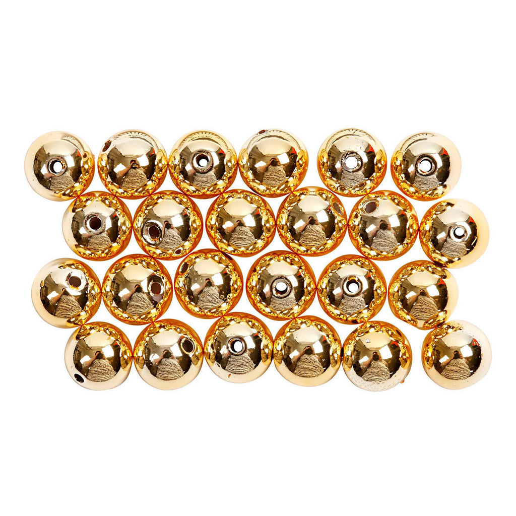 Creativ Company Perlen Gold, 50 Stück.