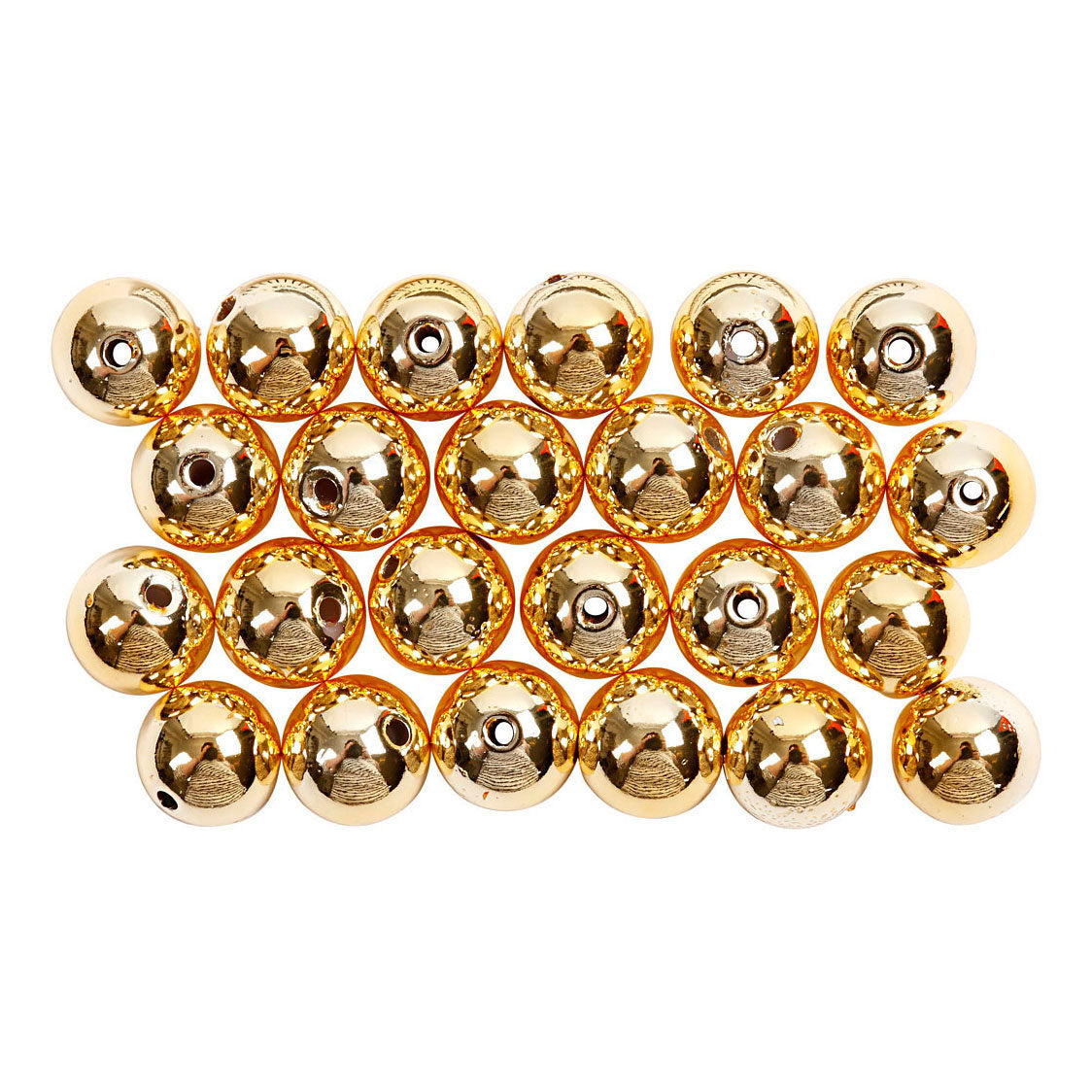 Creativ Company Perlen Gold, 50 Stück.