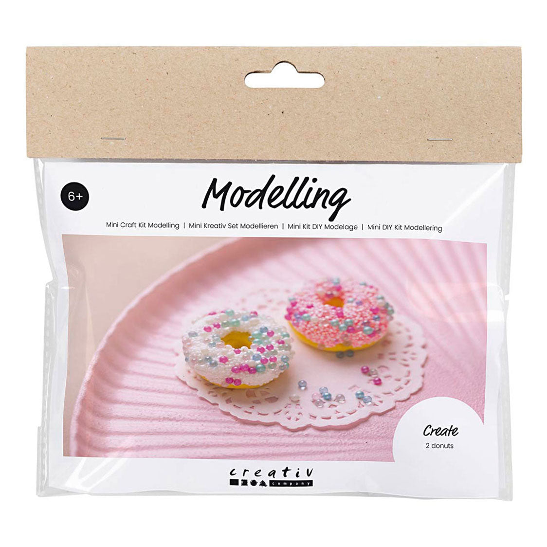 Creativ Company Mini-Hobbyset zum Modellieren von Donuts