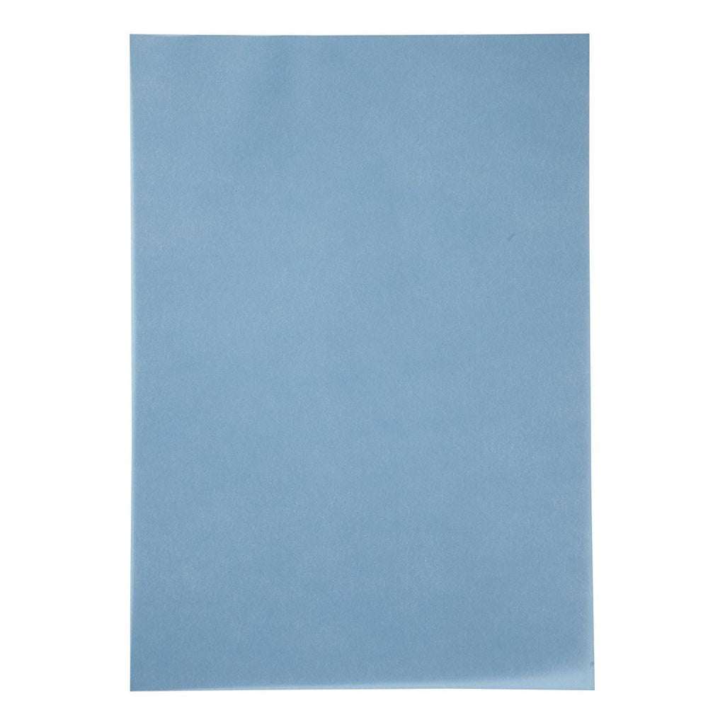 Creativ Company Transparentpapier, A4, Blattgröße 210 x 297 mm, 100 g/m², blau, 10 Blatt pro Packung