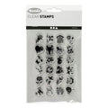 Creativ company silicone stempels, kleine lieve groetjes, vel 11x15,5 cm, 1 vel
