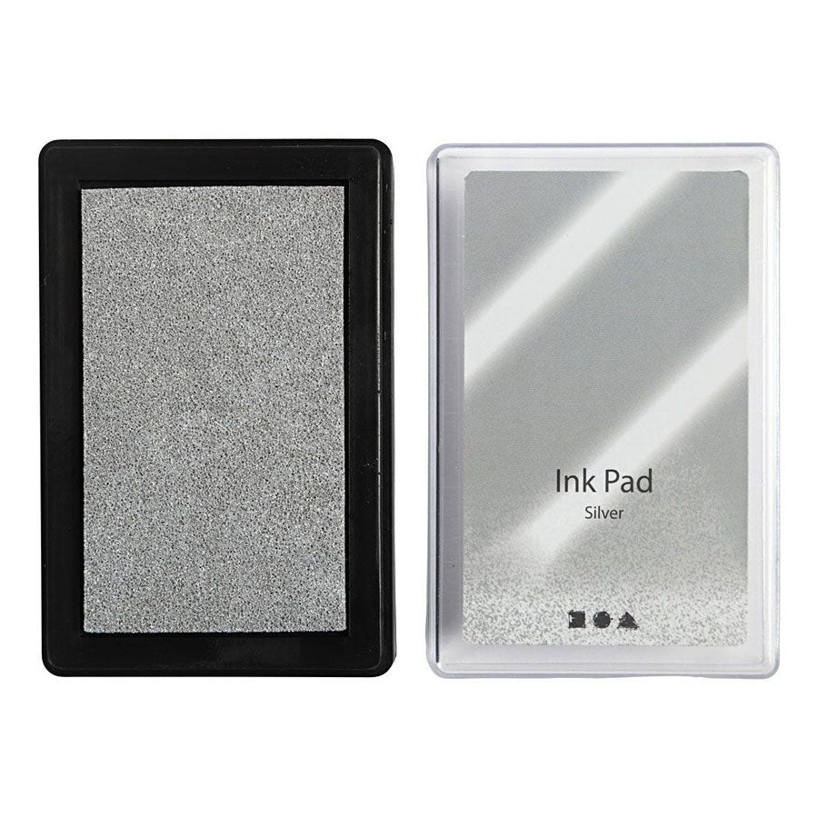 Creativ Company Stempeltinte Silber, 9 x 6 cm