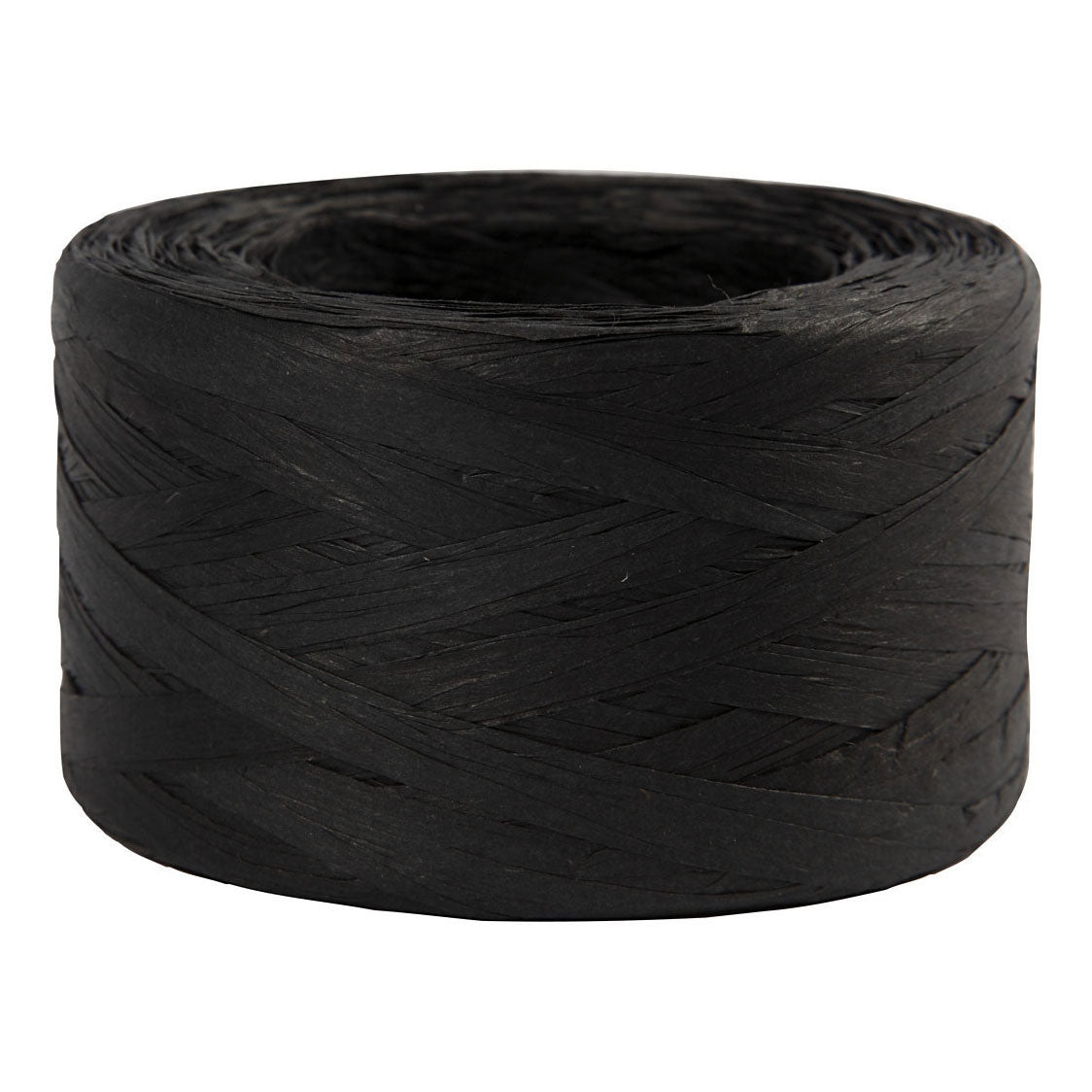 Creativ Company Papierraffiagarn schwarz, 100 m