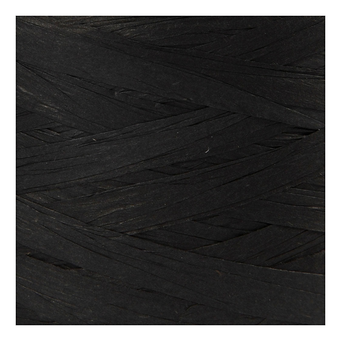 Creativ Company Papierraffiagarn schwarz, 100 m