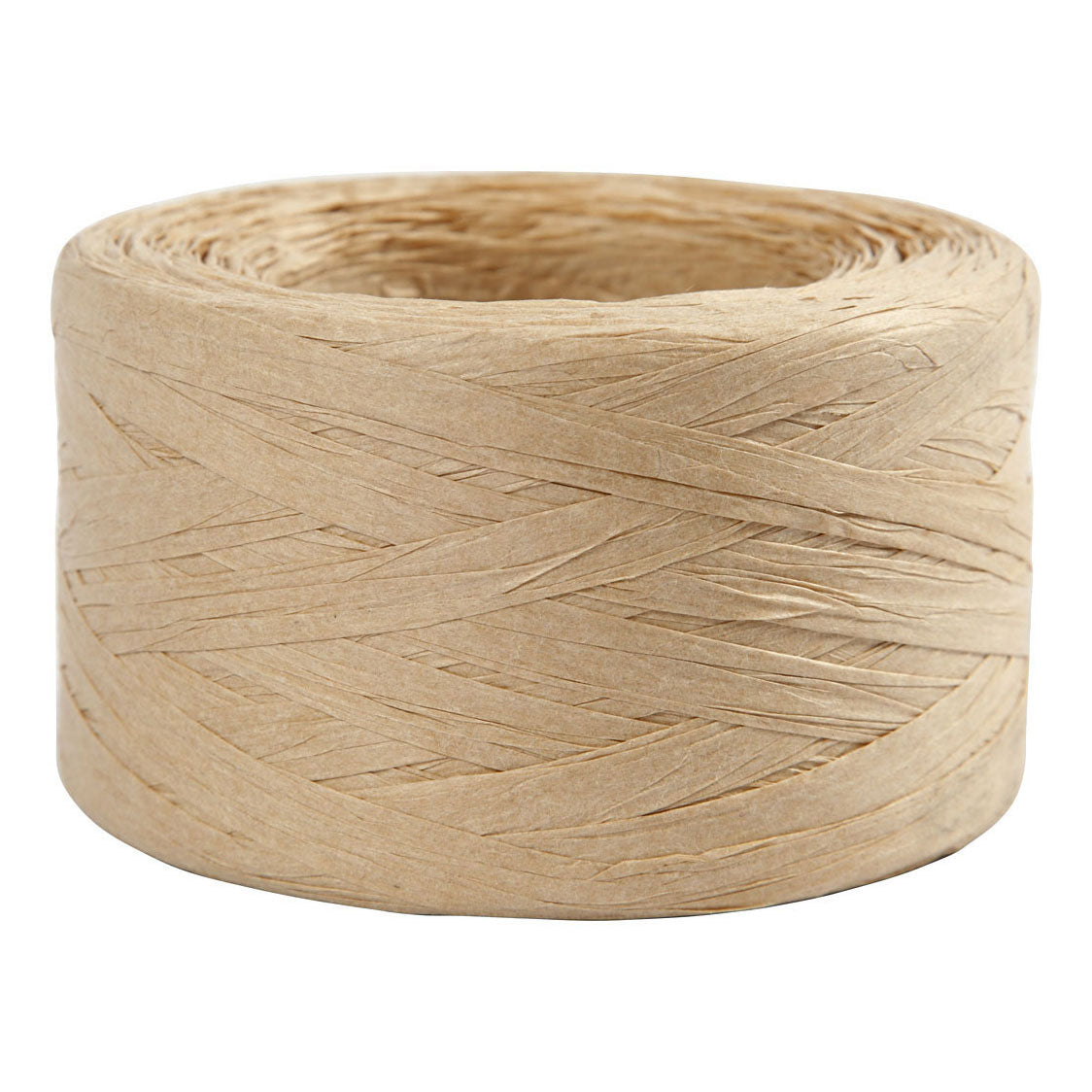 Creativ company papier raffia garen zandkleur, 100m
