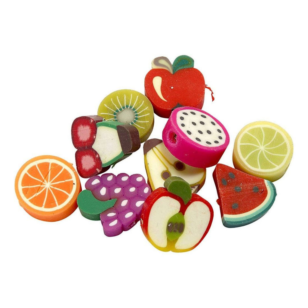 Creativ company figuurkralen fruit, 60st.