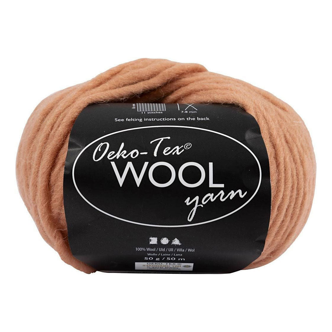 Creativ Company Wollgarn beige, 50 m