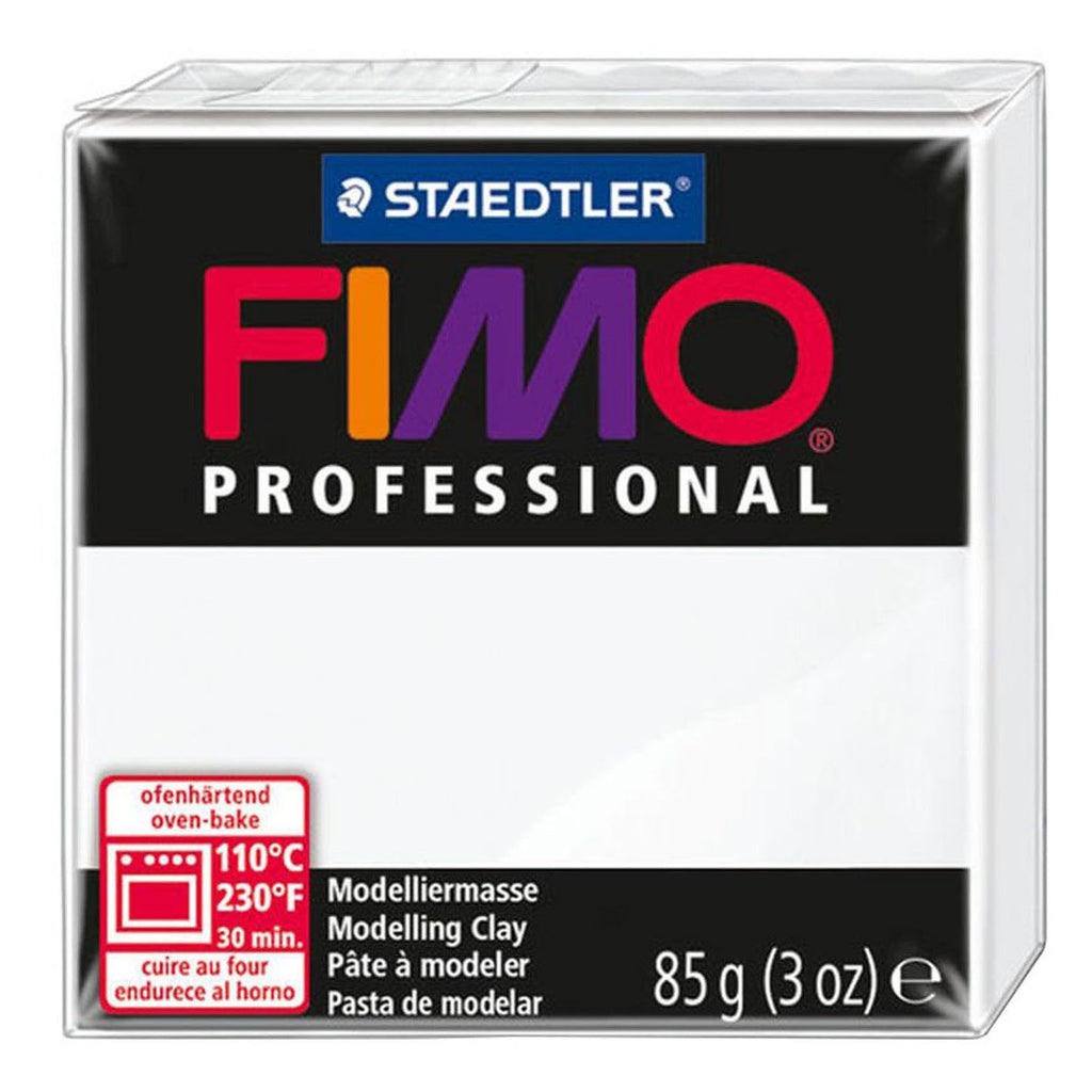 Creativ Company Fimo professionelle Modelliermasse weiß, 85 Gramm