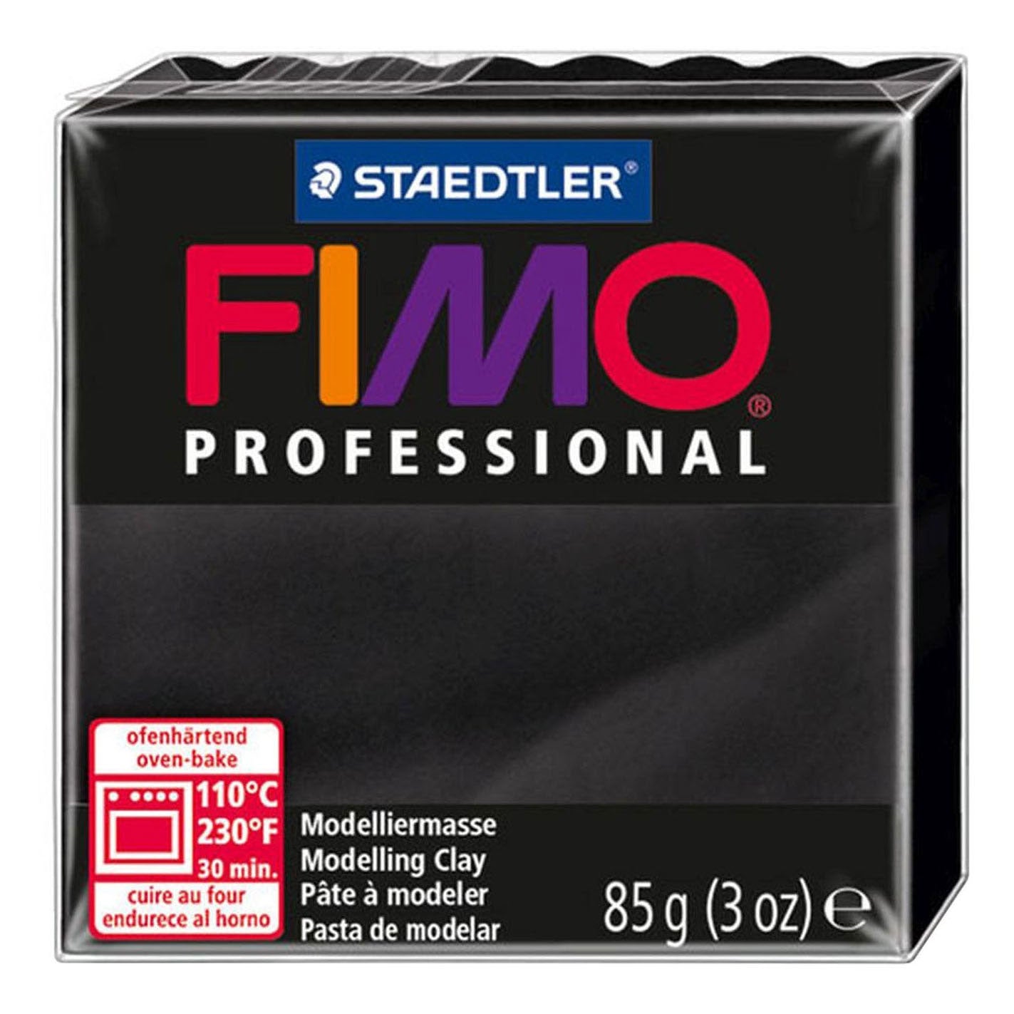Creativ Company Fimo Professional Montage Clay Schwarz, 85 Gramm