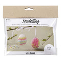 Creativ company mini hobbyset boetseren ei met kraaltjes, 2st.