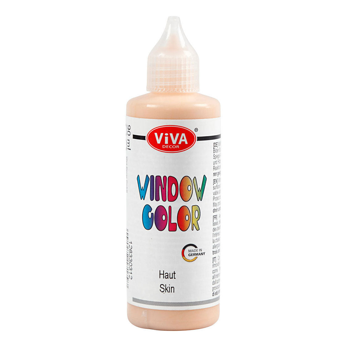 Creativ Company Fensterfarbaufkleber und Glasfarbe – Hellbeige, 90 ml