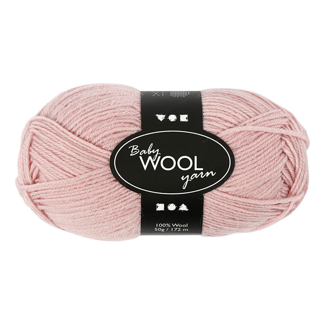 Creativ Company Baby Garn Dusty Pink, 172 m